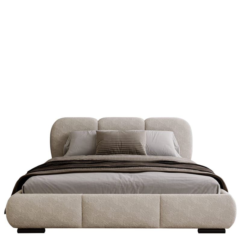 Fito sengeramme med oppbevaring 180x200 cm - beige - Møbler - Senger - Sengeramme & sengestamme