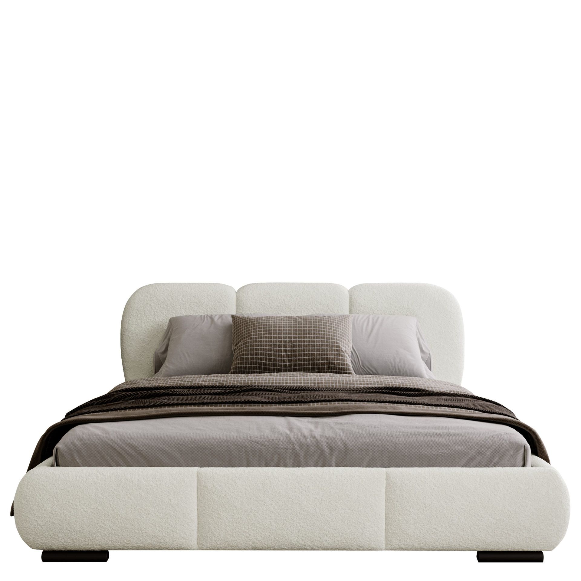 Fito sengeramme med oppbevaring 180x200 cm - hvit