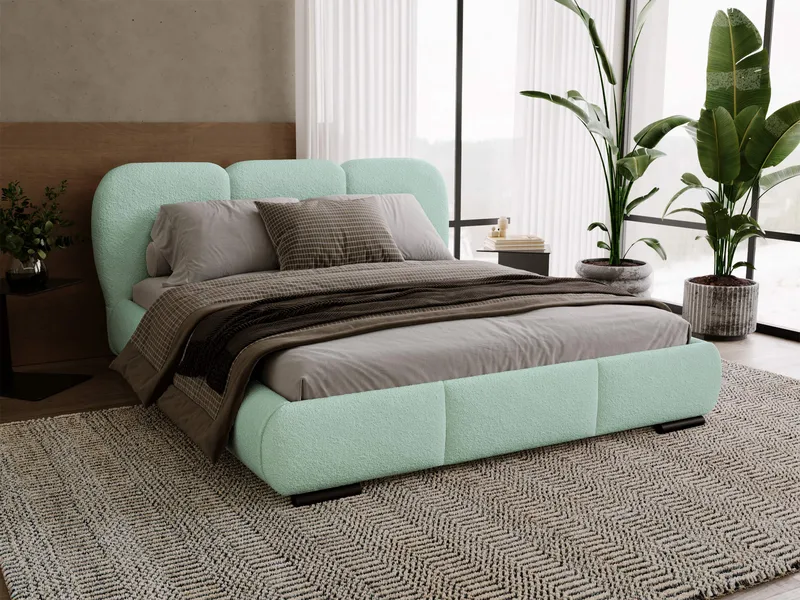 Fito sengeramme med oppbevaring 180x200 cm - mint - Møbler - Senger - Sengeramme & sengestamme