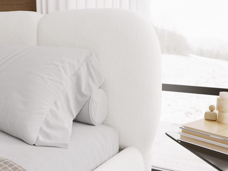 Fito sengeramme med oppbevaring 200x200 cm - beige - Møbler - Senger - Sengeramme & sengestamme