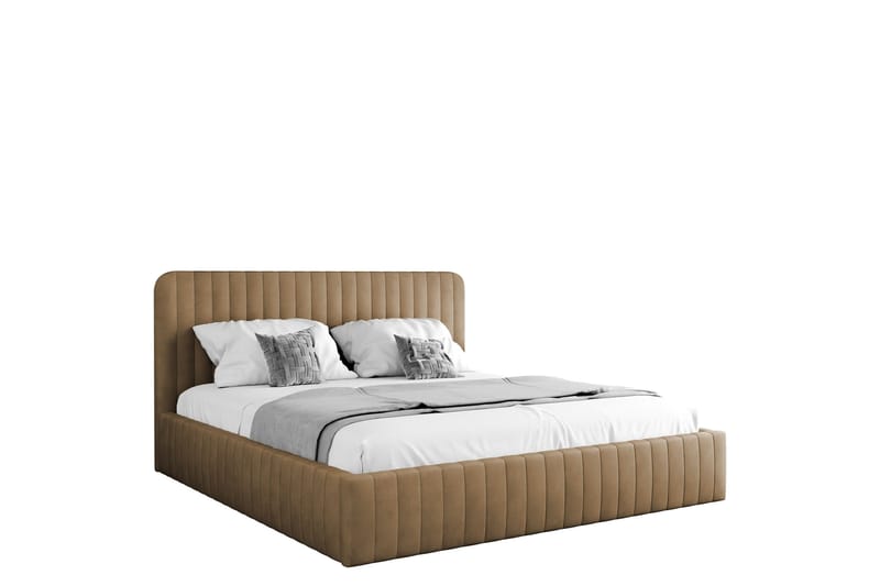 Flanna Sengeramme 160x200 cm - Brun - Møbler - Senger - Sengeramme & sengestamme