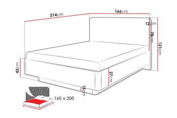 Forba Sengeramme - Beige - Møbler - Senger - Sengeramme & sengestamme