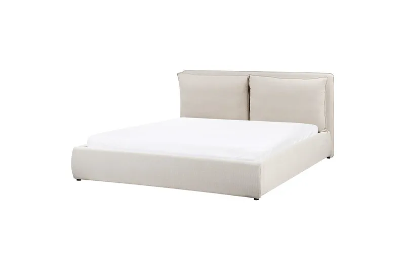 Förvaringssäng Beige 160x200 - Møbler - Senger - Sengeramme & sengestamme