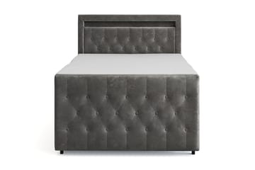 Franco Light komplett sengesett med oppbevaring LED-belysning 120x200 cm