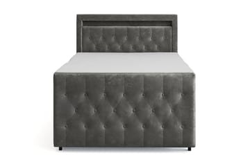 Franco Light Komplett Sengpakke med Oppbevaring LED-belysning 120x200 cm