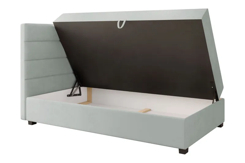 Frodsham Sengepakke Oppbevaringsseng 90x200 cm - Svart - Møbler - Senger - Komplett sengepakke