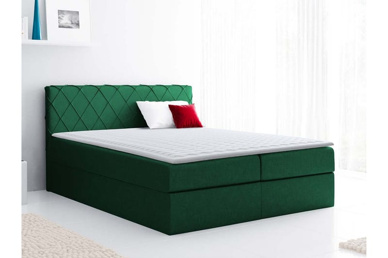 Gabin Sengpakke Kontinentalseng 120x200 cm - Grønn - Møbler - Senger - Komplett sengepakke