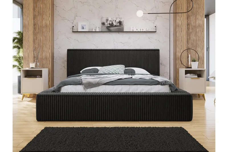 Gadi Sengeramme 180x200 cm - Svart - Møbler - Senger - Sengeramme & sengestamme