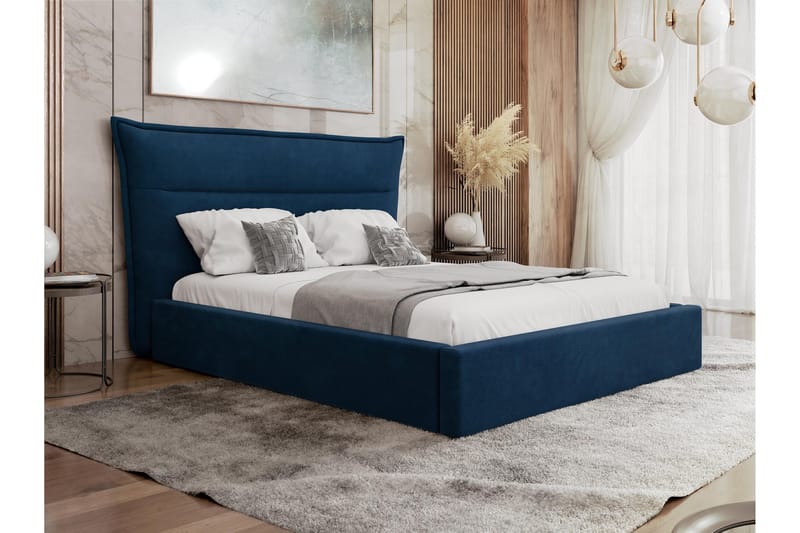 Gare Sengeramme 140x200 cm - Blå - Møbler - Senger - Sengeramme & sengestamme