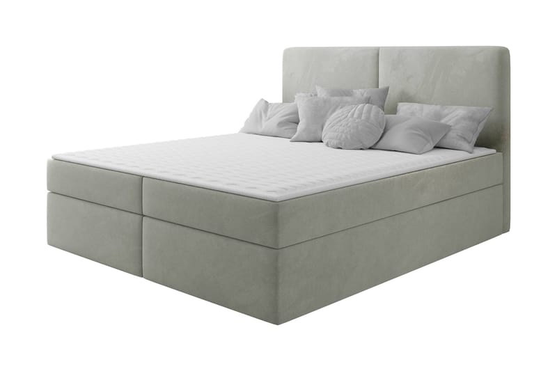 Garris Sengpakke Kontinentalseng 120x200 cm, Lys grå