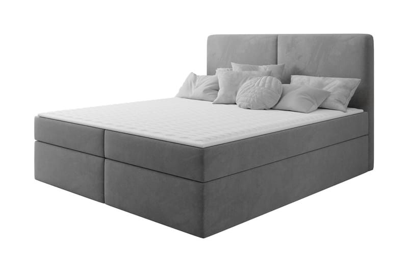 Garris Sengpakke Kontinentalseng 140x200 cm - Grå - Møbler - Senger - Komplett sengepakke