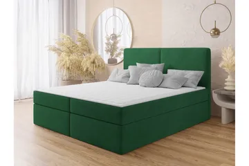 Garris Sengpakke Kontinentalseng 140x200 cm - Grønn - Møbler - Senger - Komplett sengepakke