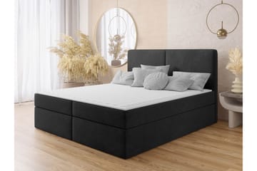 Garris Sengpakke Kontinentalseng 140x200 cm - Svart - Møbler - Senger - Komplett sengepakke