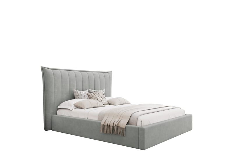 Garson Sengeramme 180x200 cm, Lys grå