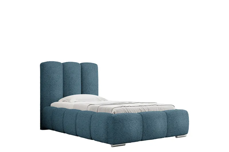 Gioia Sengeramme med Oppbevaring 90x200 cm - Blå - Møbler - Senger - Sengeramme & sengestamme