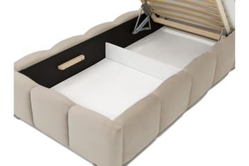 Gioia Sengeramme med Oppbevaring 90x200 cm - Grønn - Møbler - Senger - Sengeramme & sengestamme