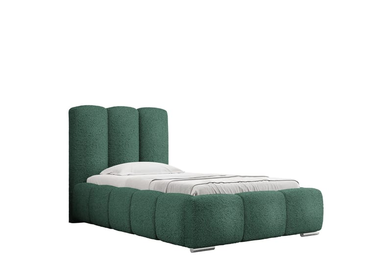 Gioia Sengeramme med Oppbevaring 90x200 cm - Grønn - Møbler - Senger - Sengeramme & sengestamme