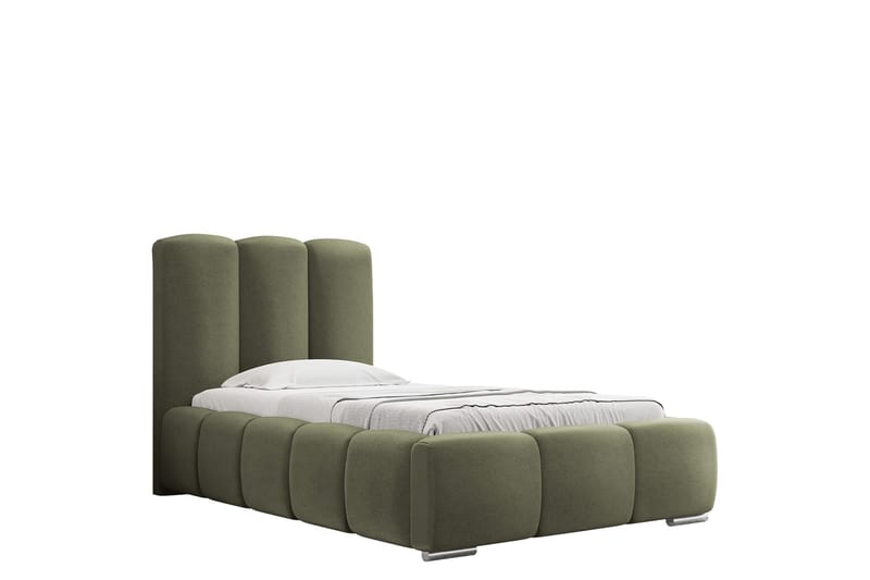 Gioia Sengeramme med Oppbevaring 90x200 cm - Grønn - Møbler - Senger - Sengeramme & sengestamme