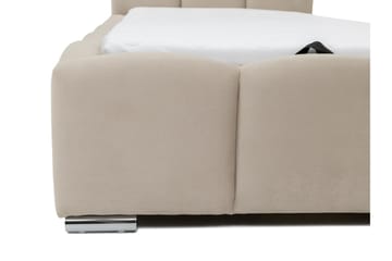 Gioia Sengeramme med Oppbevaring 90x200 cm - Hvit - Møbler - Senger - Sengeramme & sengestamme