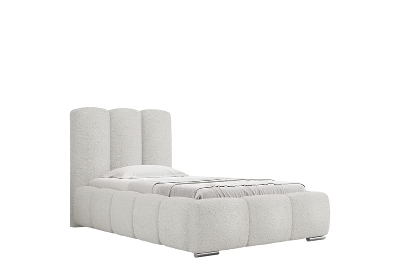 Gioia Sengeramme med Oppbevaring 90x200 cm - Hvit - Møbler - Senger - Sengeramme & sengestamme