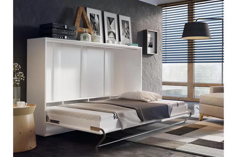 Rauk Nattskap 215x46 cm - Grå - Møbler - Senger - Gjesteseng & ekstraseng - Skapseng