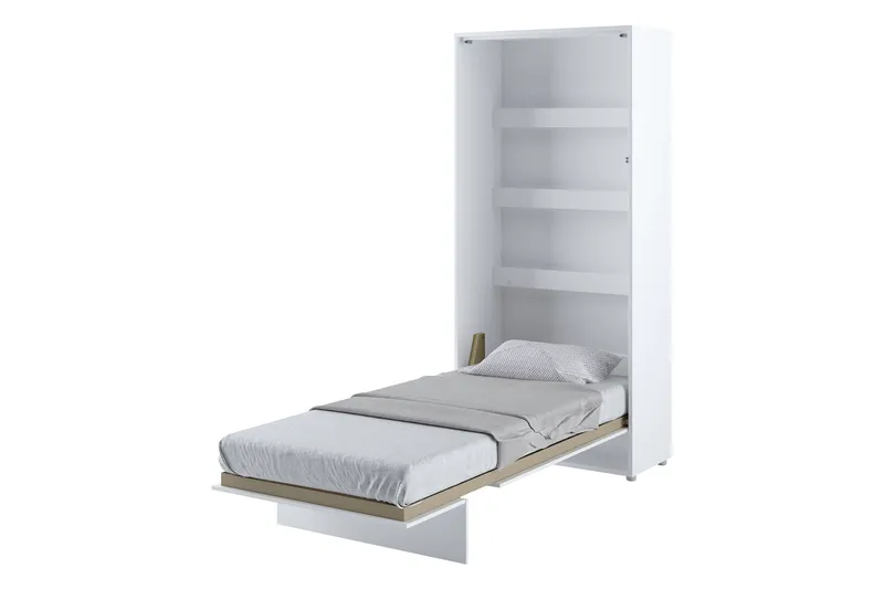 Rauk Sammenleggbar Skapseng 101x228 cm - Hvit - Møbler - Senger - Gjesteseng & ekstraseng - Skapseng