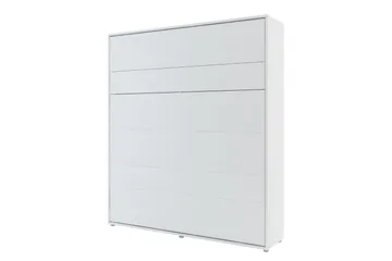 Rauk Sammenleggbart Sengeskap 191x228 cm - Hvit - Møbler - Senger - Gjesteseng & ekstraseng - Skapseng