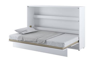 Rauk Sengeskap Sammenleggbar Sengbar 120x200 cm Rektangulær i Malt Tre - Hvit - Møbler - Senger - Gjesteseng & ekstraseng - Skapseng