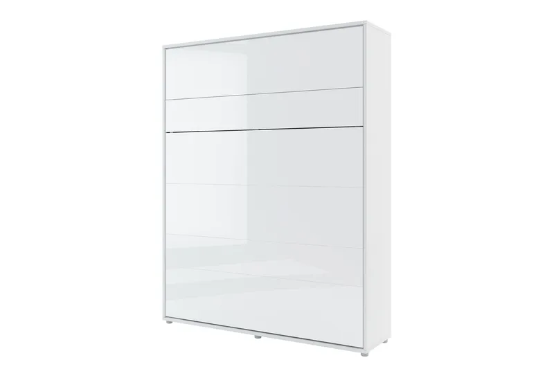 Rauk Sengeskap Sammenleggbar Sengbar 160x200 cm Rektangulær i Malt Tre, Hvit