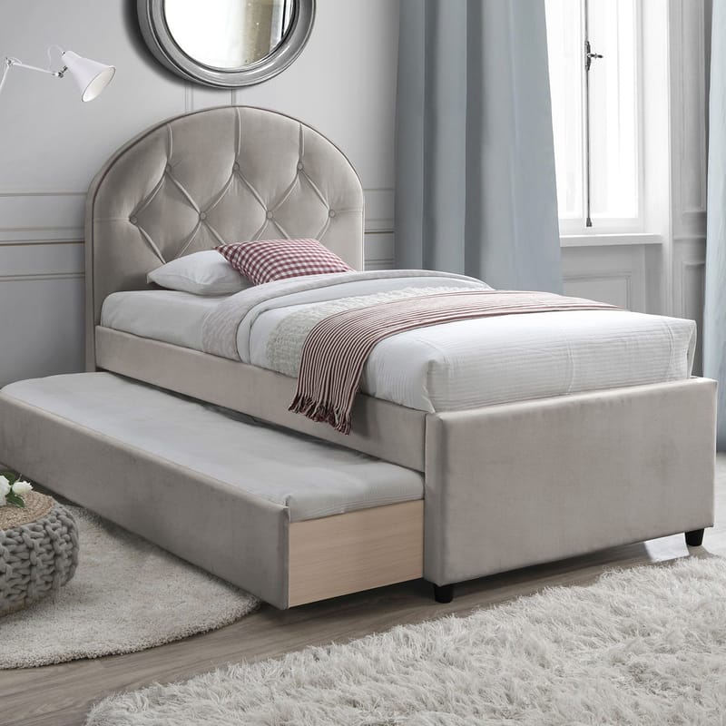 Seng HOME4YOU Lara 90x205 cm Champagne, Champagne / Beige
