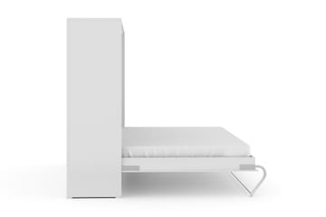 Compact Sengskap Horisontal utfellbar veggseng 140x200 cm - Hvit - Møbler - Senger - Gjesteseng & ekstraseng - Skapseng