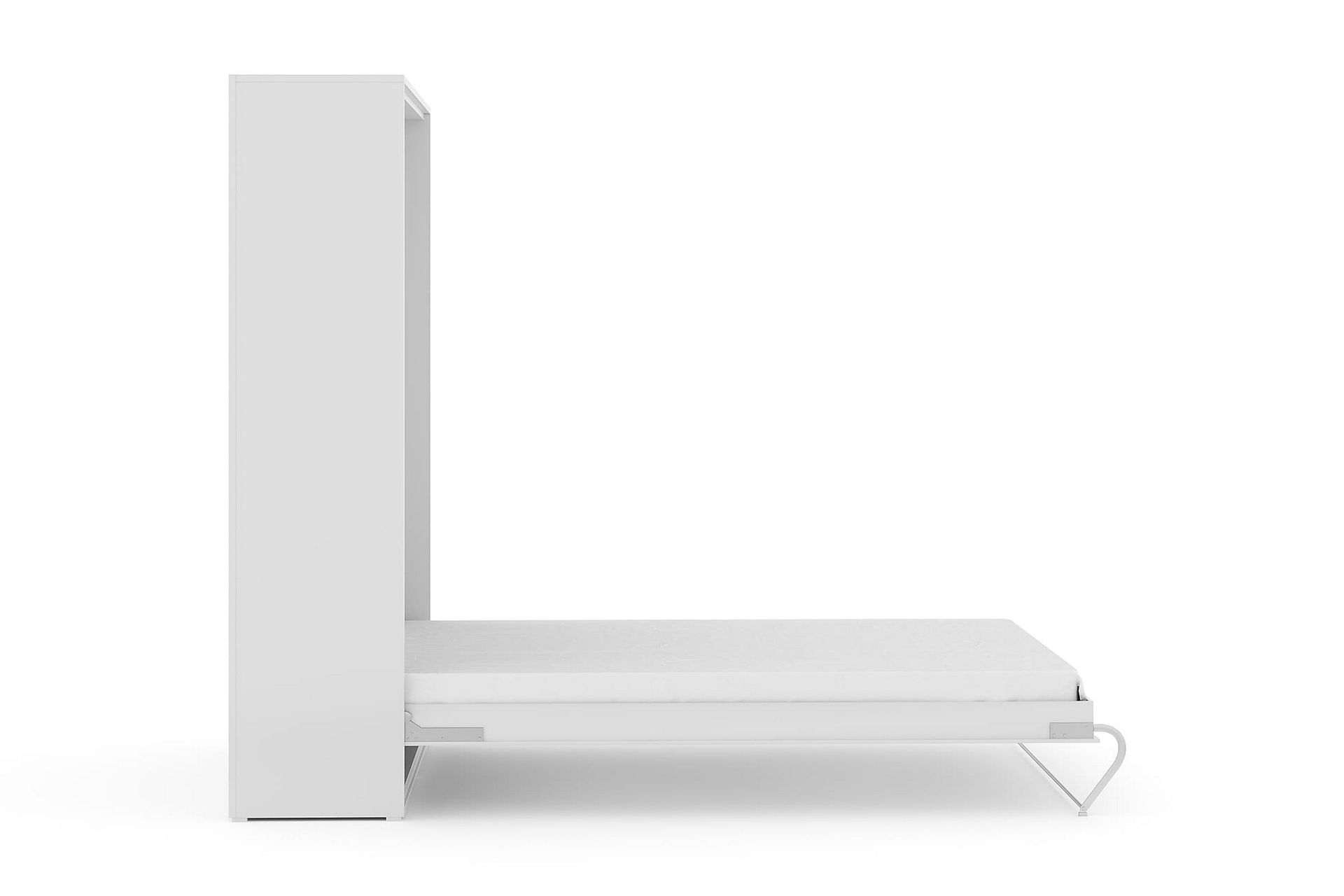 Compact Sengskap Vertikal utfellbar veggseng 140x200 cm - Hvit - Møbler - Senger - Gjesteseng & ekstraseng - Skapseng