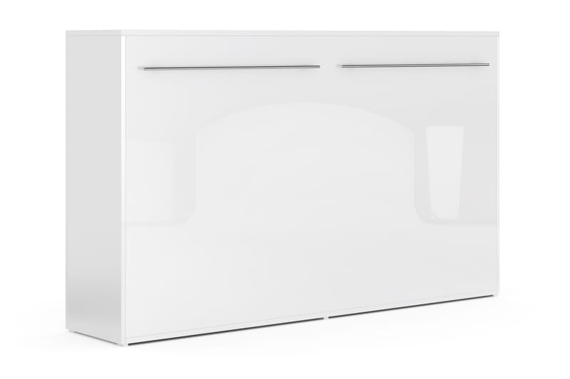 Compact SkapSeng Horisontal 120x200 - Hvit Highgloss - Møbler - Senger - Gjesteseng & ekstraseng - Skapseng