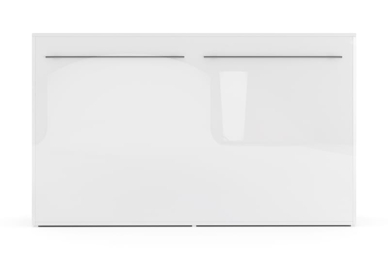 Compact SkapSeng Horisontal 120x200 - Hvit Highgloss - Møbler - Senger - Gjesteseng & ekstraseng - Skapseng