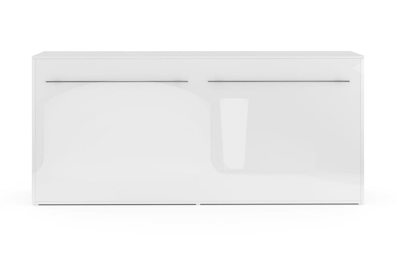 Compact Skapseng Horisontal 90x200 - Hvit Høyglans - Møbler - Senger - Gjesteseng & ekstraseng - Skapseng