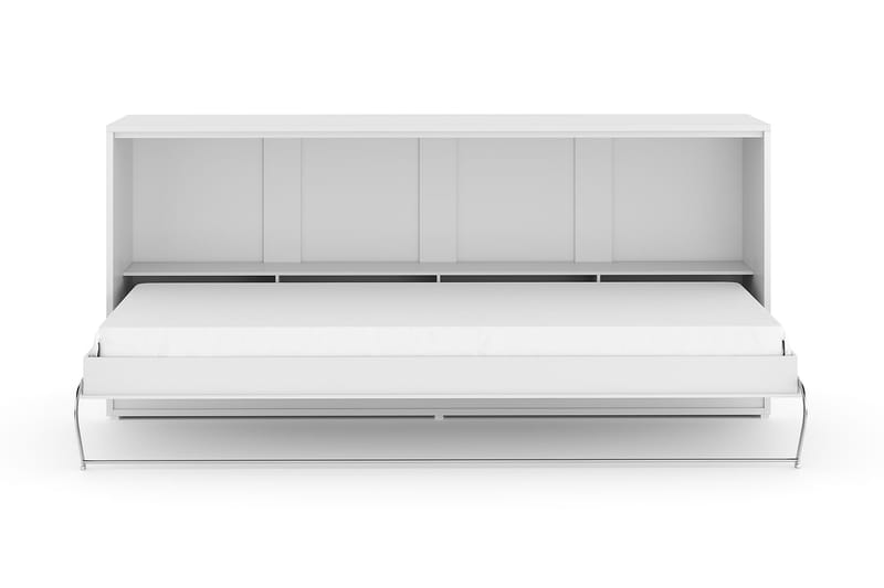 Compact Skapseng Horisontal 90x200 - Hvit - Møbler - Senger - Gjesteseng & ekstraseng - Skapseng