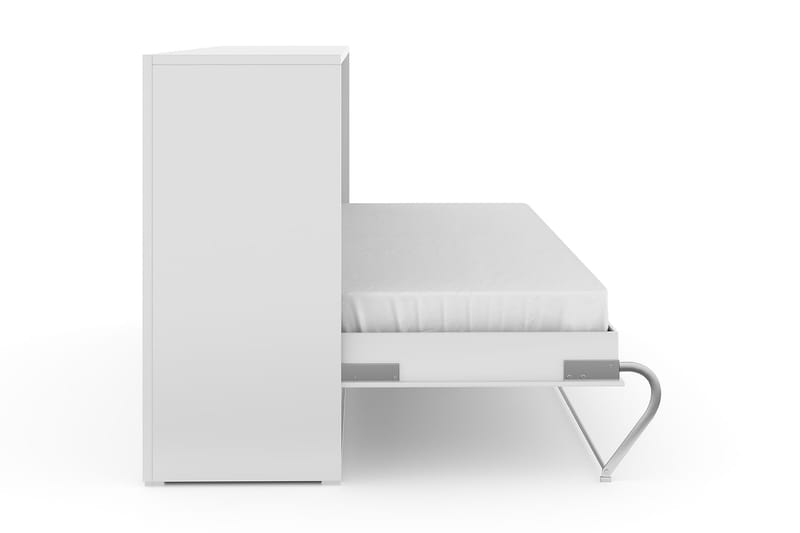Compact Skapseng Horisontal 90x200 - Hvit - Møbler - Senger - Gjesteseng & ekstraseng - Skapseng