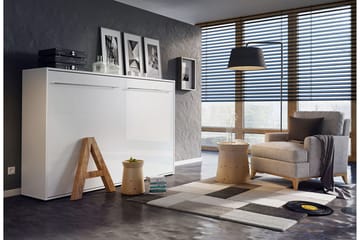 Concept Pro Sengeskap 215x157x137 cm - Hvit - Møbler - Senger - Gjesteseng & ekstraseng - Skapseng