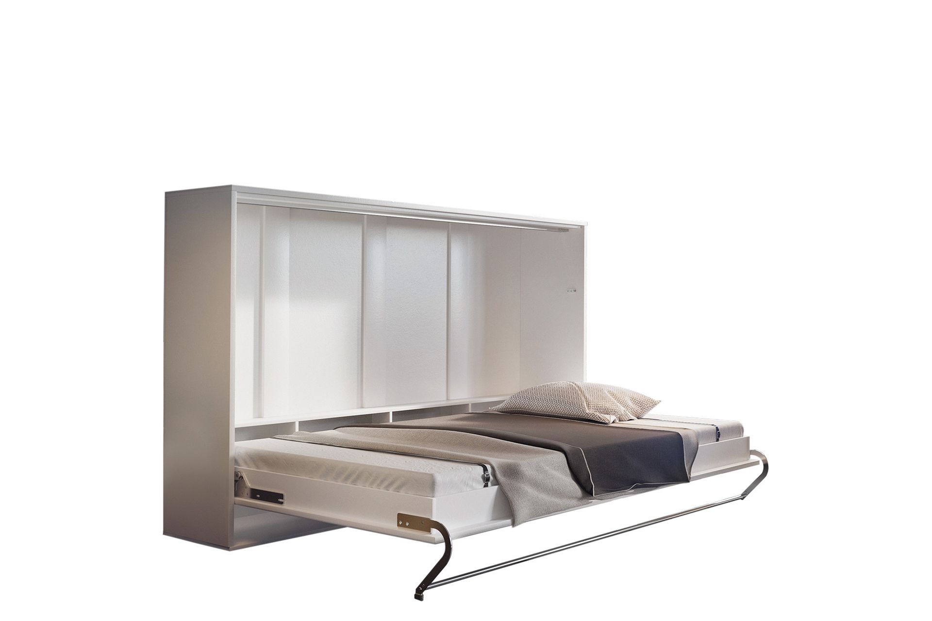 Concept Pro Sengeskap 215x157x137 cm - Hvit - Møbler - Senger - Gjesteseng & ekstraseng - Skapseng