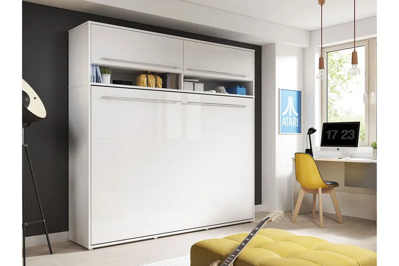 Rauk Skapseng - Hvit Highlighter - Møbler - Senger - Gjesteseng & ekstraseng - Skapseng