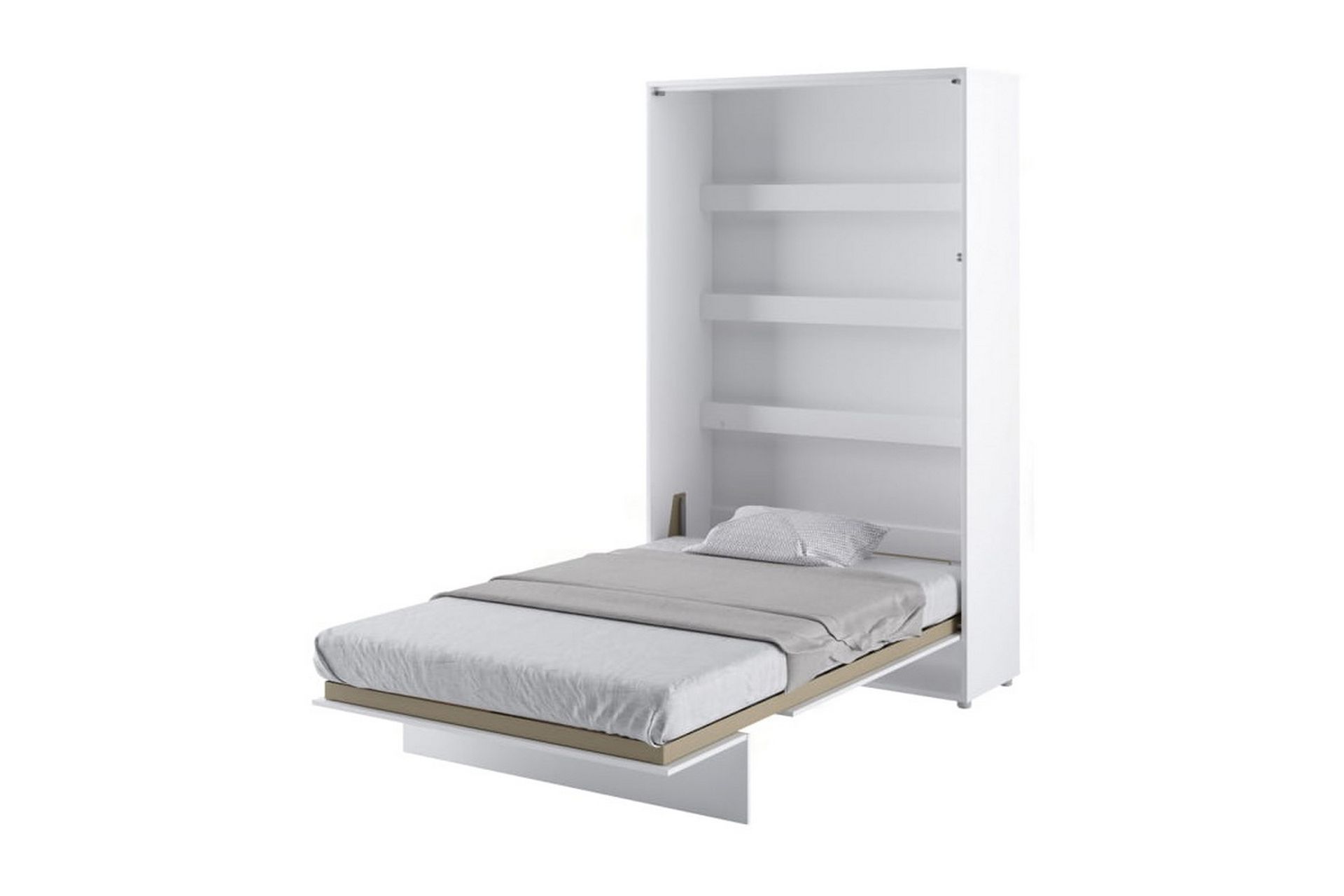 Skapseng 120x200 cm Vertikal Hvit - Bed Concept - Møbler - Senger - Gjesteseng & ekstraseng - Skapseng