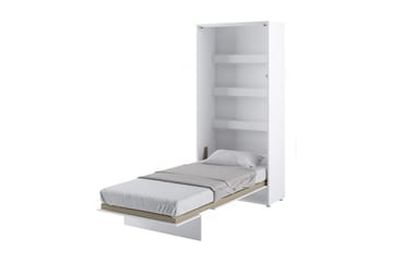 Skapseng 90x200 cm Vertikal Hvit - Bed Concept - Møbler - Senger - Gjesteseng & ekstraseng - Skapseng
