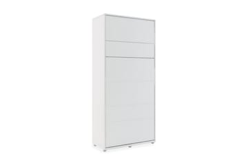 Skapseng 90x200 cm Vertikal Hvit - Bed Concept - Møbler - Senger - Gjesteseng & ekstraseng - Skapseng