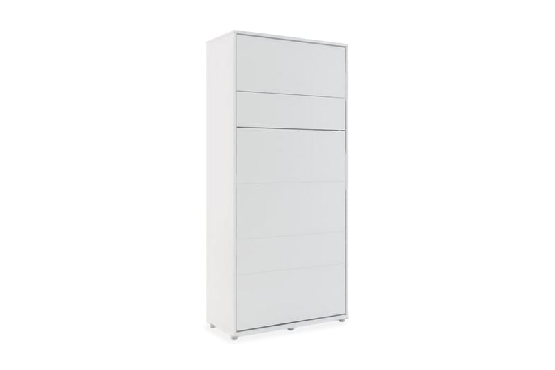Skapseng 90x200 cm Vertikal Hvit - Bed Concept - Møbler - Senger - Gjesteseng & ekstraseng - Skapseng