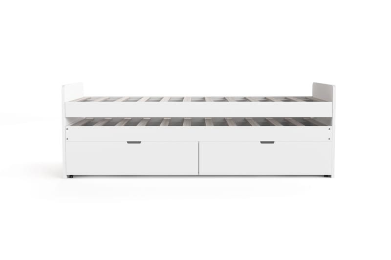 Granvik Sengeramme 90x200 cm uttrekkbar med ekstraseng og oppbevaring – uten madrass - Møbler - Senger - Sengeramme & sengestamme