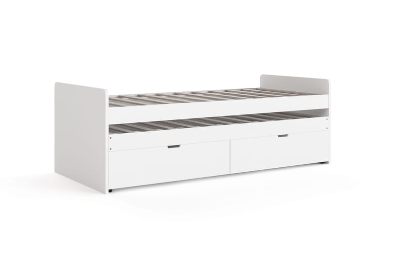 Granvik Sengeramme 90x200 cm uttrekkbar med ekstraseng og oppbevaring – uten madrass - Møbler - Senger - Sengeramme & sengestamme