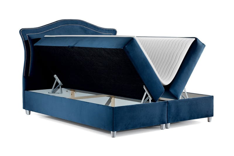 Hestra Sengpakke Kontinentalseng 120x200 cm - Blå - Møbler - Senger - Komplett sengepakke