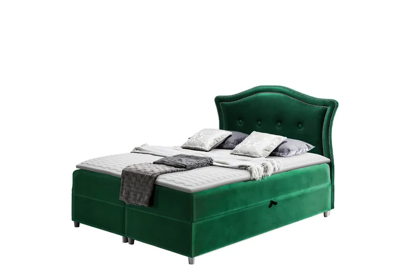 Hestra Sengpakke Kontinentalseng 140x200 cm - Grønn - Møbler - Senger - Komplett sengepakke