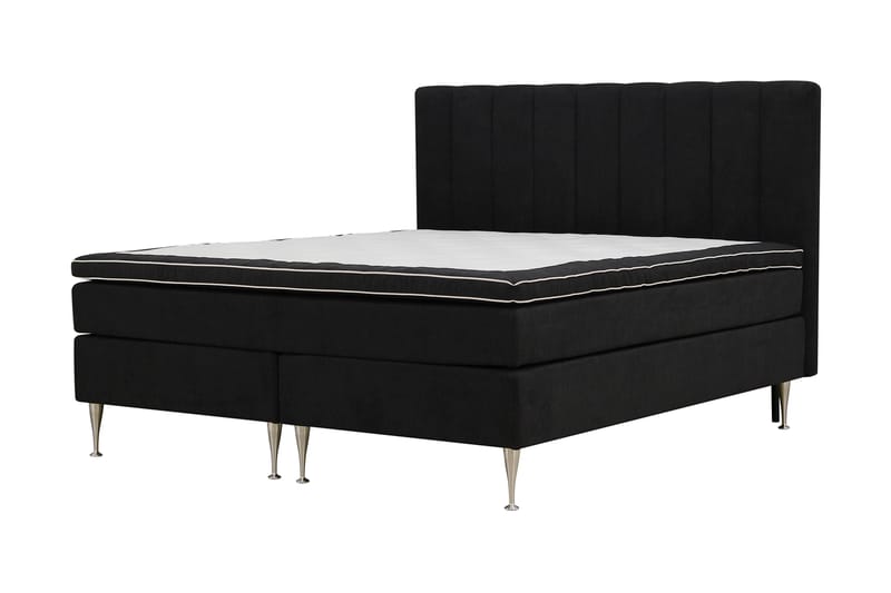 Hilton High Komplett Sengpakke 160x200 cm - Antrasitt - Møbler - Senger - Komplett sengepakke