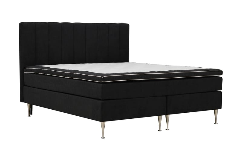 Hilton High Komplett Sengpakke 160x200 cm - Antrasitt - Møbler - Senger - Komplett sengepakke